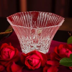 vintage Cristal J.G. Durand Manhattan bowl Elegant Crystal Made in France NWOT